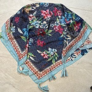 Johnny Was silk scarf